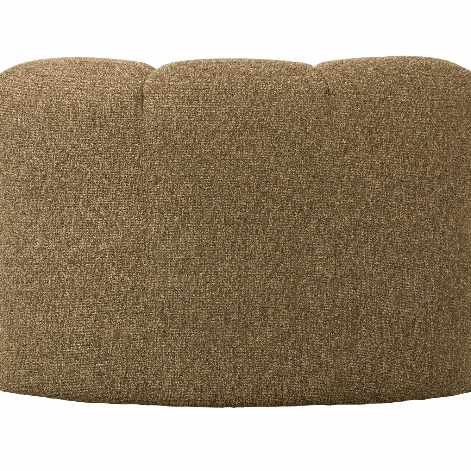 Best WOOOD Mojo eetbankje hoek met rugleuning bouclé Geel/bruin melange