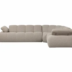 Hot WOOOD Mojo hoekbank rechts bouclé Beige melange
