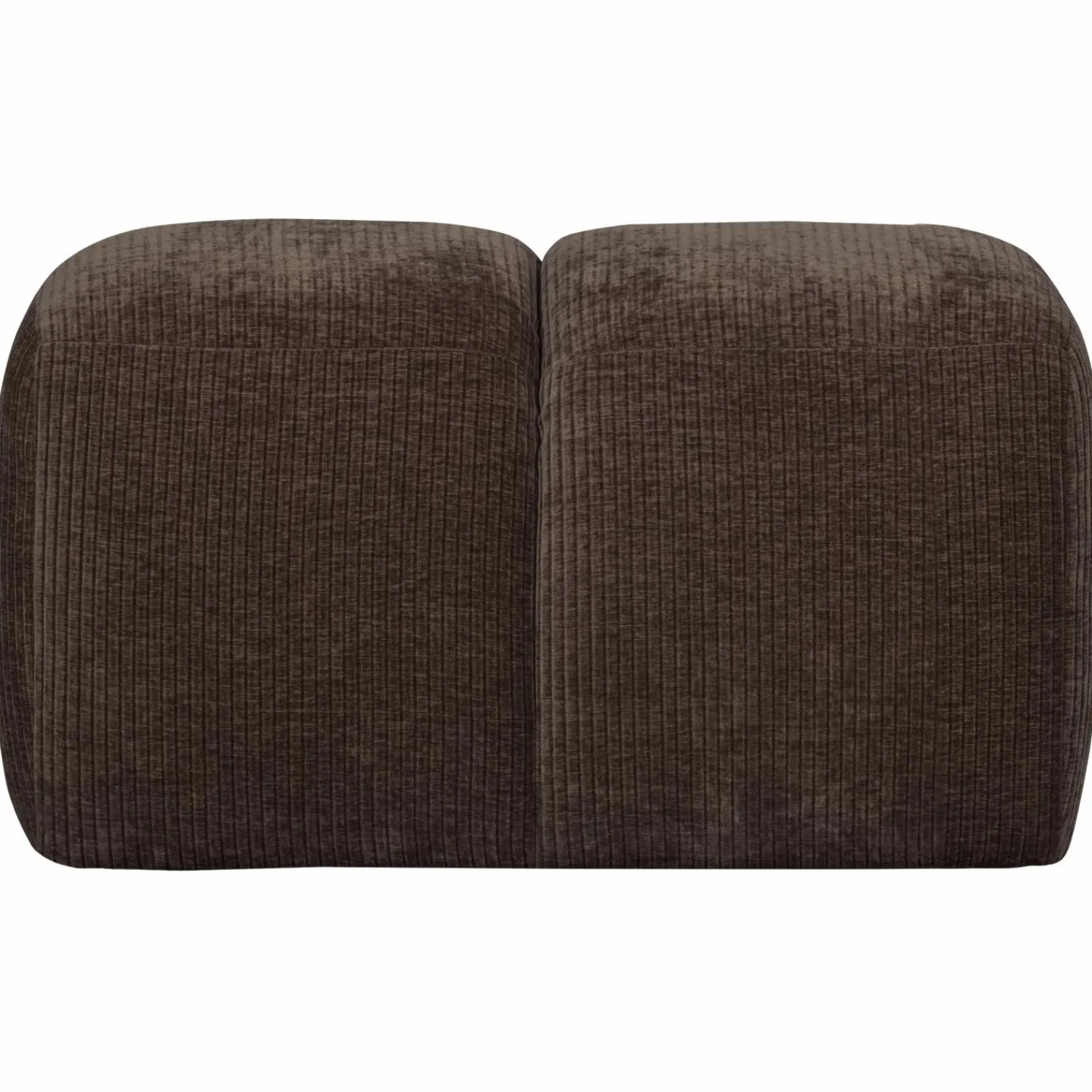 New WOOOD Mojo poef 45x84x64 cm ribstof Bruin