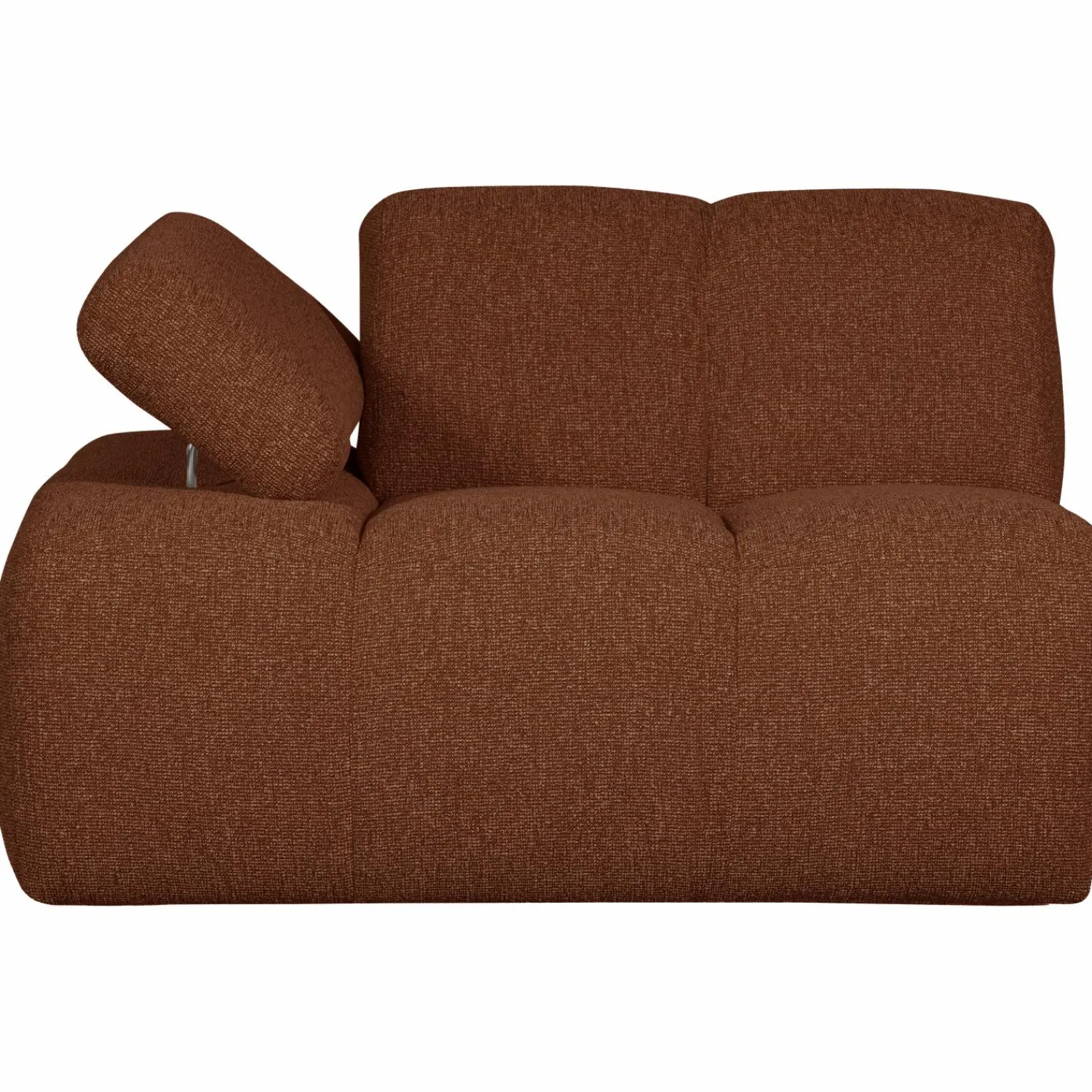 Sale WOOOD Mojo 1-zits element arm links bouclé Roestbruin melange