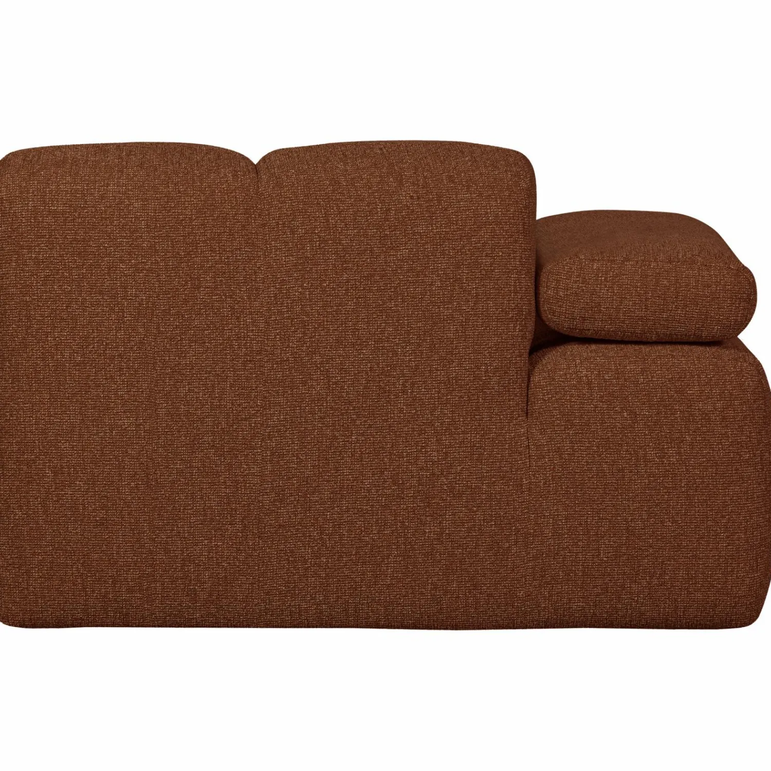 Sale WOOOD Mojo 1-zits element arm links bouclé Roestbruin melange