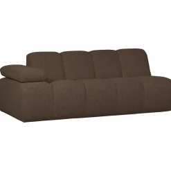 Best WOOOD Mojo 2-zits element arm links bouclé Bruin melange