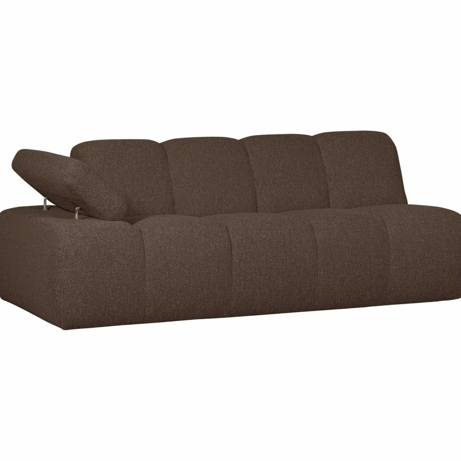 Best WOOOD Mojo 2-zits element arm links bouclé Bruin melange