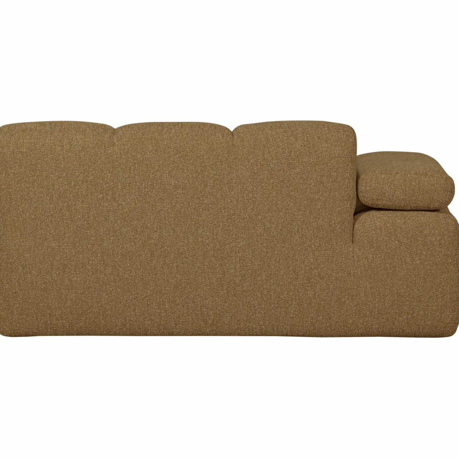 Best WOOOD Mojo 1,5-zits element arm links bouclé Geel/bruin melange