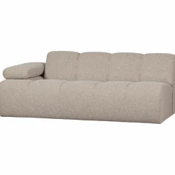 New WOOOD Mojo 2-zits element arm links bouclé Beige melange