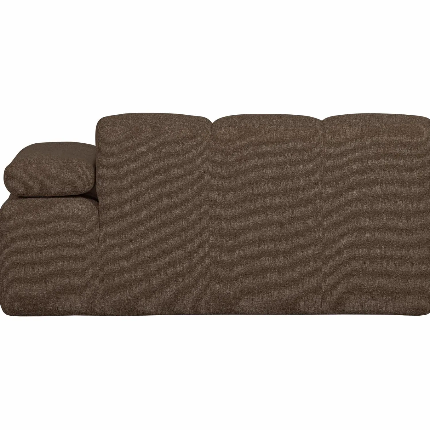 Clearance WOOOD Mojo 1,5-zits element arm rechts bouclé Bruin melange