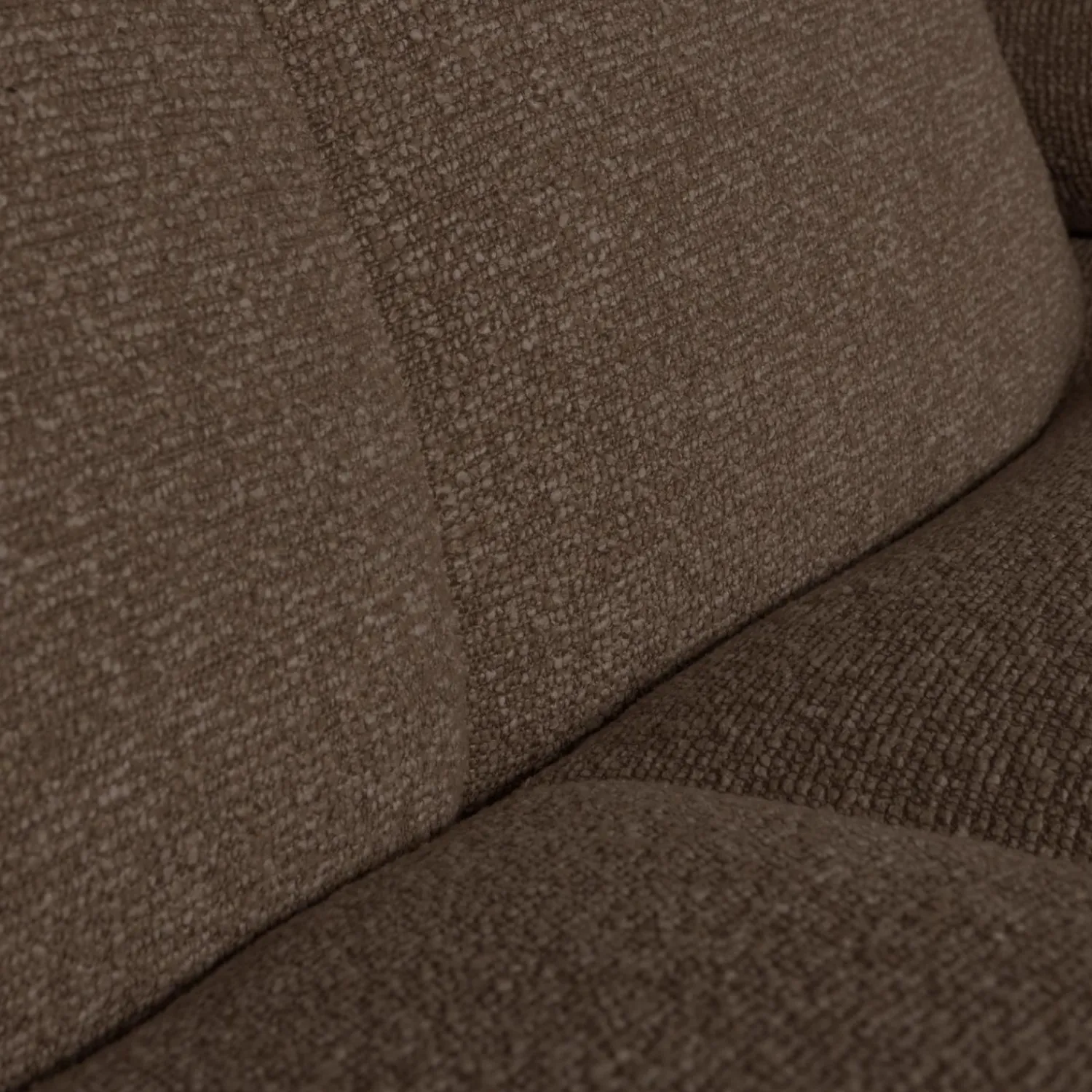 Clearance WOOOD Mojo 1,5-zits element arm rechts bouclé Bruin melange