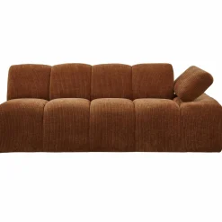 Outlet WOOOD Mojo 2-zits element arm rechts ribstof Roestbruin