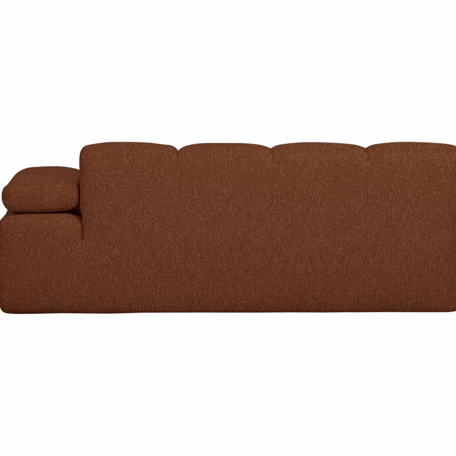 Hot WOOOD Mojo 2-zits element arm rechts bouclé Roestbruin melange