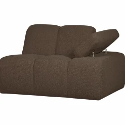 Best WOOOD Mojo 1-zits element arm rechts bouclé Bruin melange