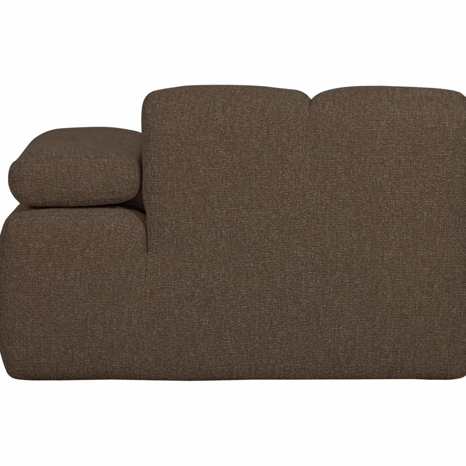 Best WOOOD Mojo 1-zits element arm rechts bouclé Bruin melange