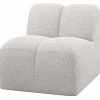 Online WOOOD Mojo 1-zits element bouclé ecru melange