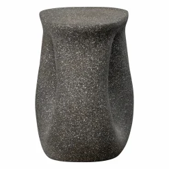 Best WOOOD Moson bijzettafel met spikkels Zwart