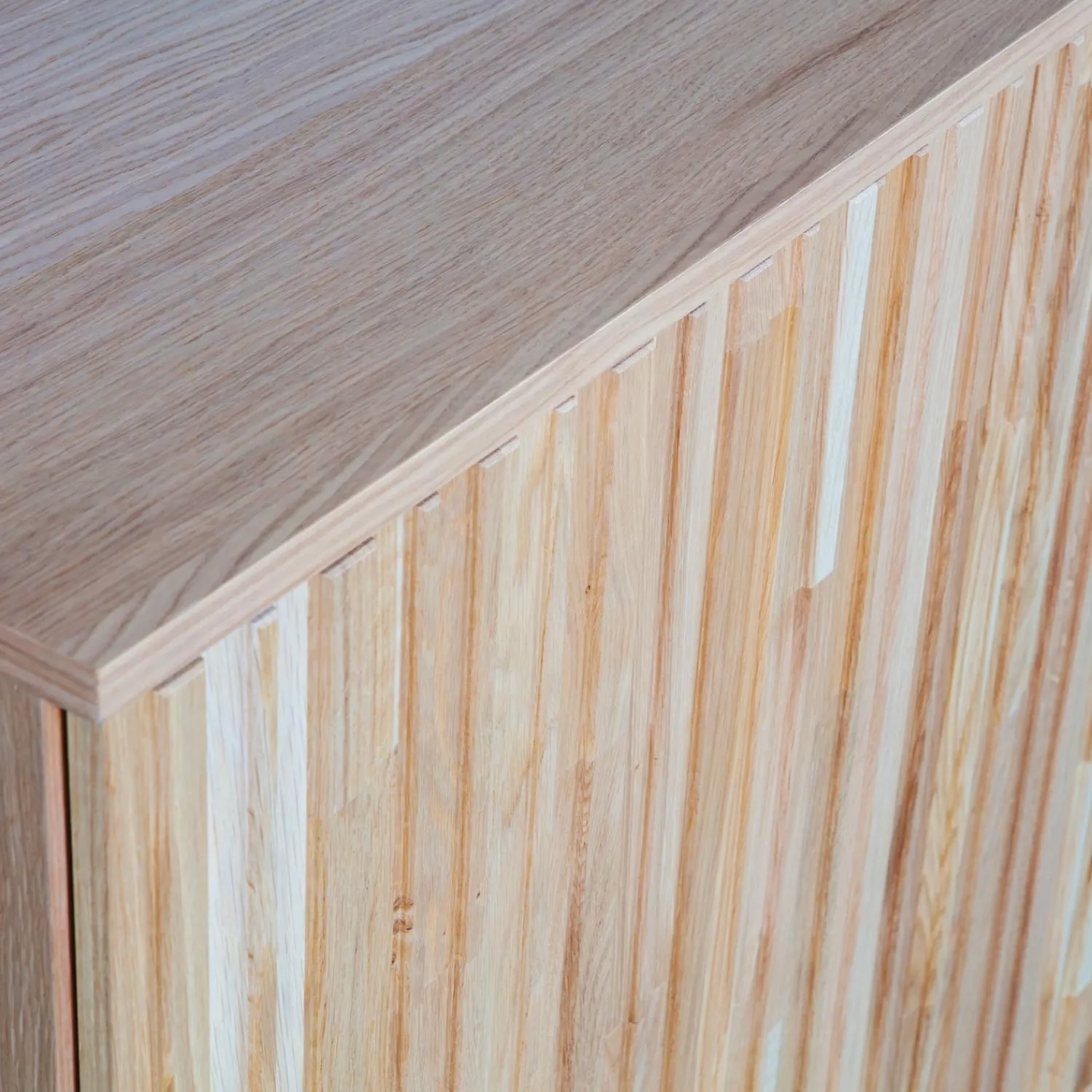 Sale WOOOD New Gravure dressoir 200 cm eiken blanke lak Naturel