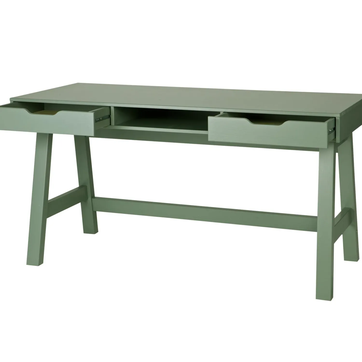 New WOOOD Nikki bureau grenen Jadegroen
