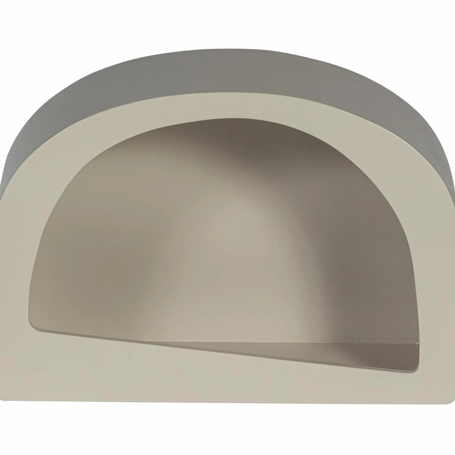 Sale WOOOD Noam wanddeco halfrond hout dust 15x35x24 cm