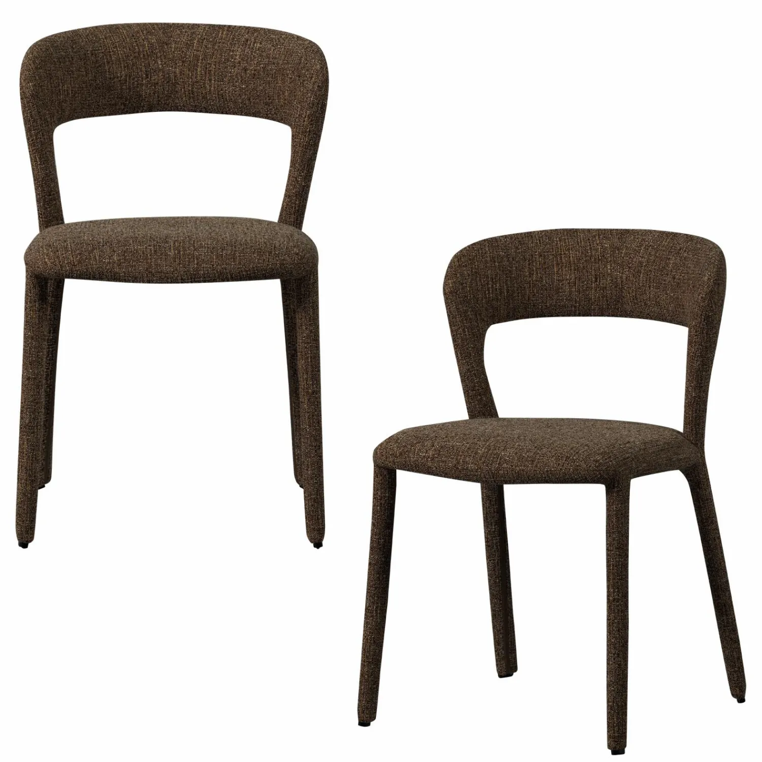 Best WOOOD Noble eetkamerstoel donker Bruin melange