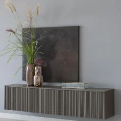 Sale WOOOD Nova tv meubel 200 cm grenen truffel bruin