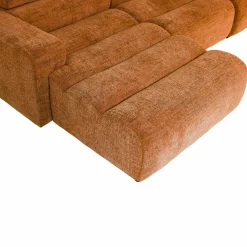 Outlet WOOOD Novi chaise longue bank links Oranje melange