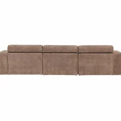 Clearance WOOOD Novi chaise longue bank rechts ribstof Taupe