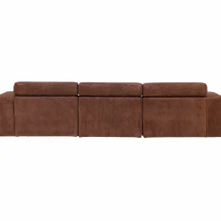 New WOOOD Novi chaise longue bank rechts ribstof Terra
