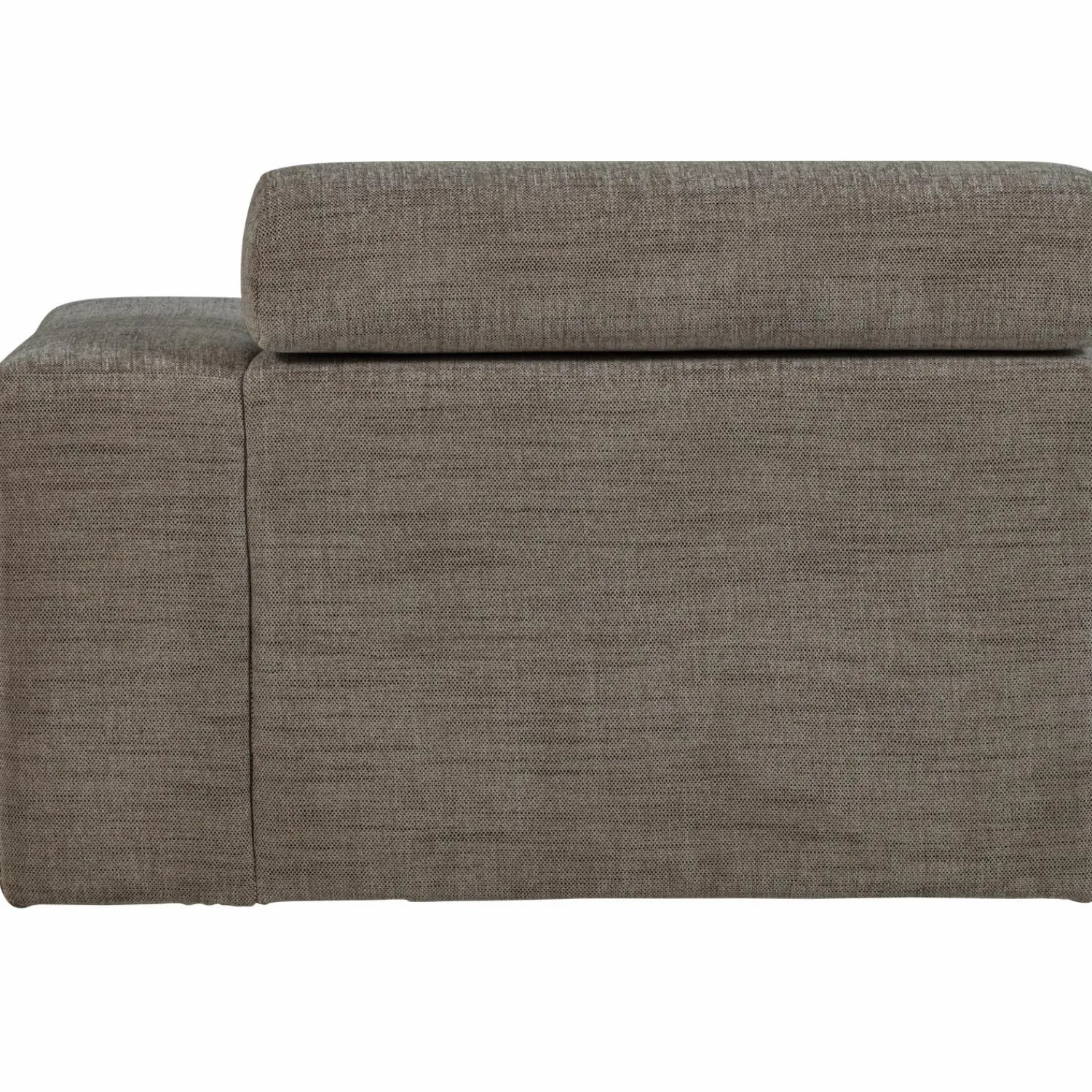 Hot WOOOD Novi chaise longue element arm rechts Grijs melange
