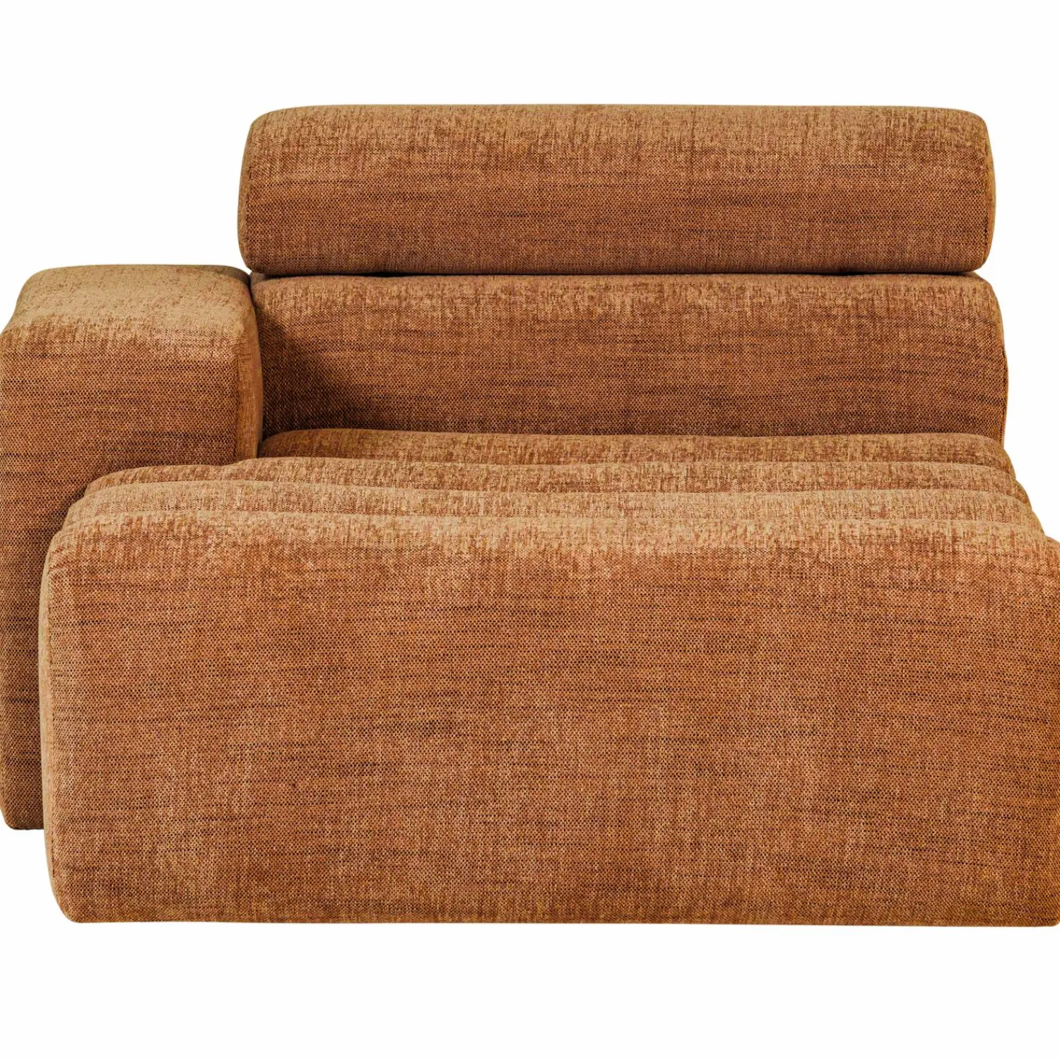 Outlet WOOOD Novi chaise longue element arm links melange Oranje