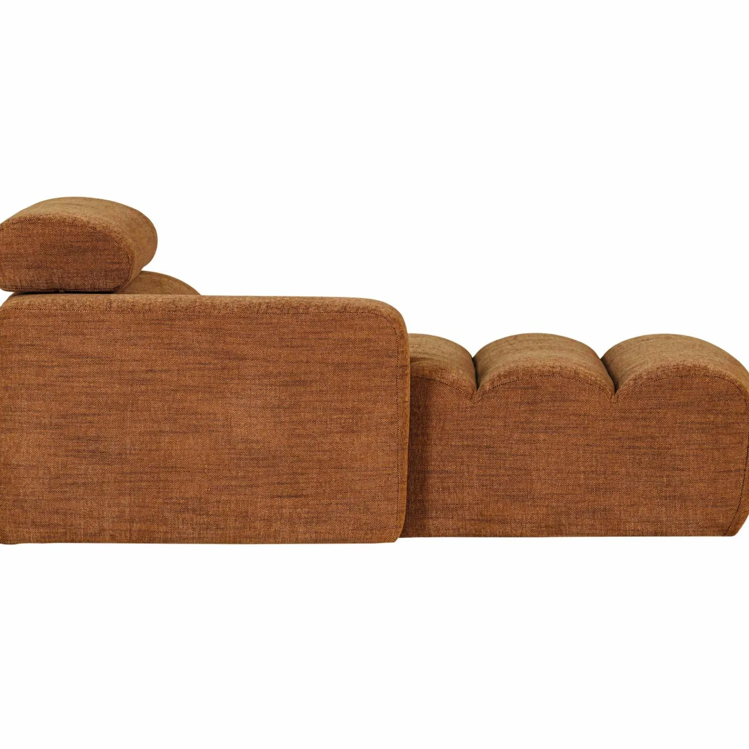 Outlet WOOOD Novi chaise longue element arm links melange Oranje