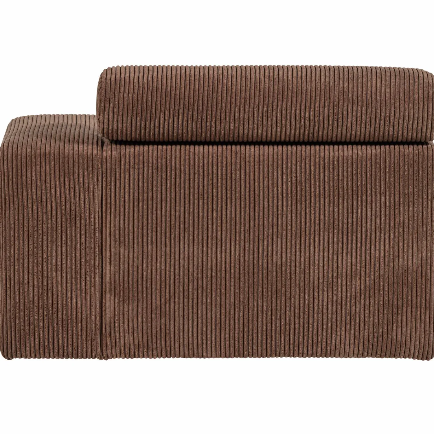 Sale WOOOD Novi chaise longue element arm rechts ribstof Mokkabruin