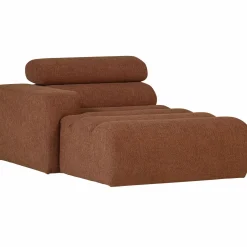Online WOOOD Novi chaise longue element arm links bouclé Terra