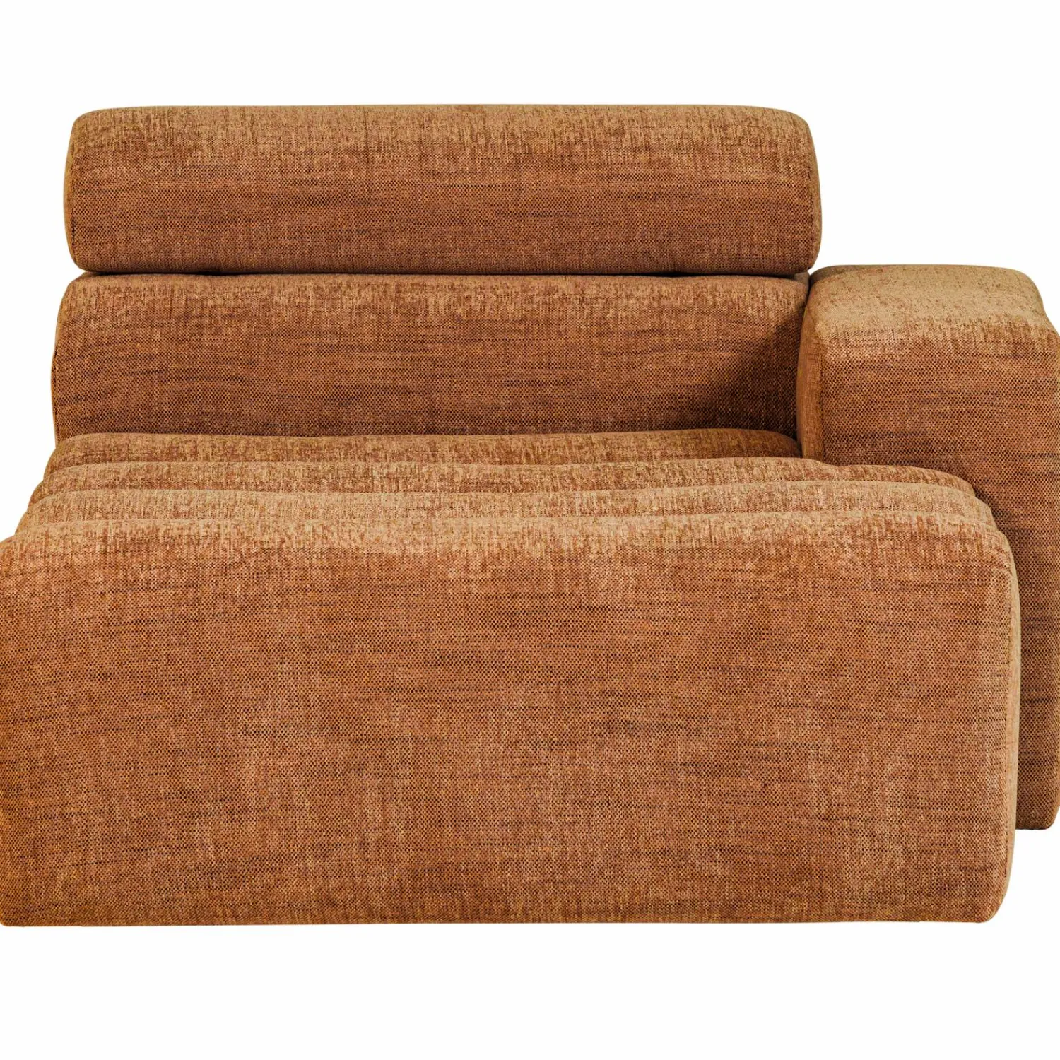 Online WOOOD Novi chaise longue element arm rechts melange Oranje