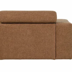 Hot WOOOD Novi 1-zits element arm links bouclé bruin Karamel