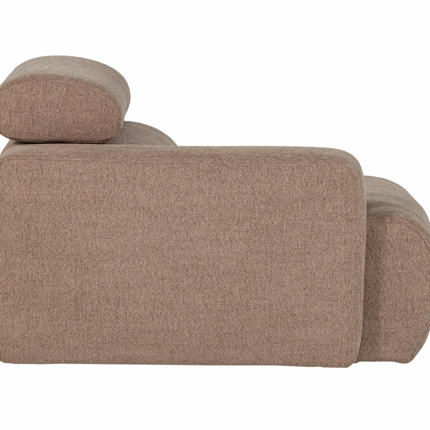 Online WOOOD Novi 1-zits element arm links bouclé Taupe
