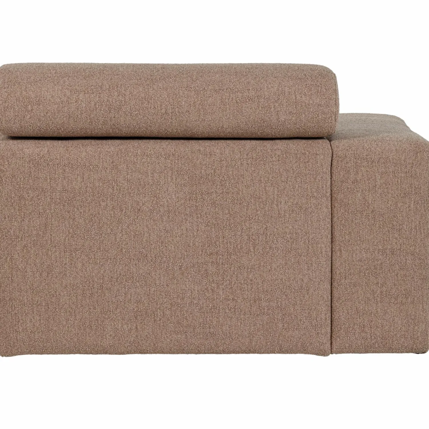Online WOOOD Novi 1-zits element arm links bouclé Taupe