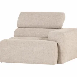 Online WOOOD Novi 1-zits element arm rechts bouclé Naturel