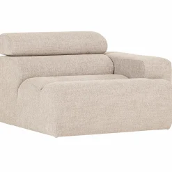Online WOOOD Novi 1-zits element arm rechts bouclé Naturel