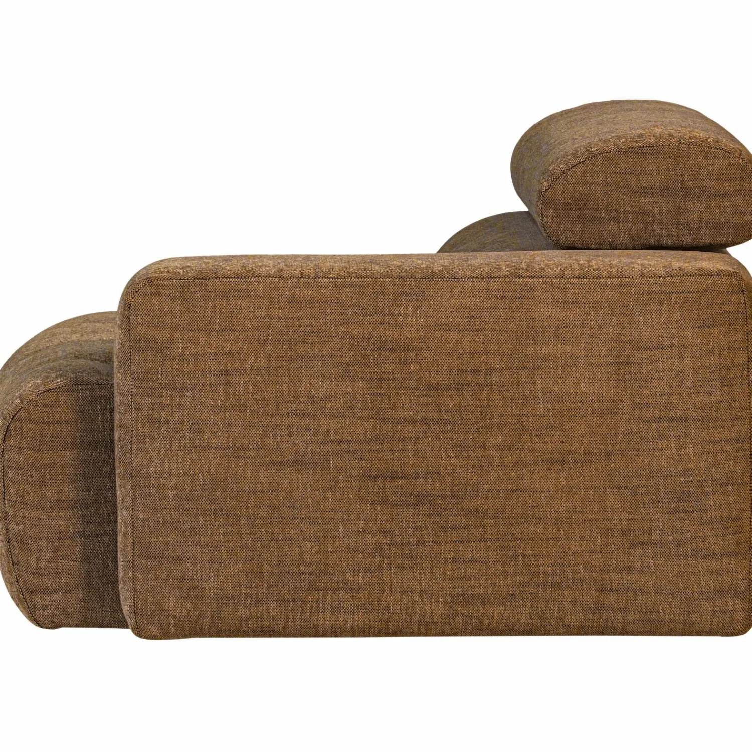 Online WOOOD Novi 1-zits element arm rechts karamelbruin melange Karamel melange