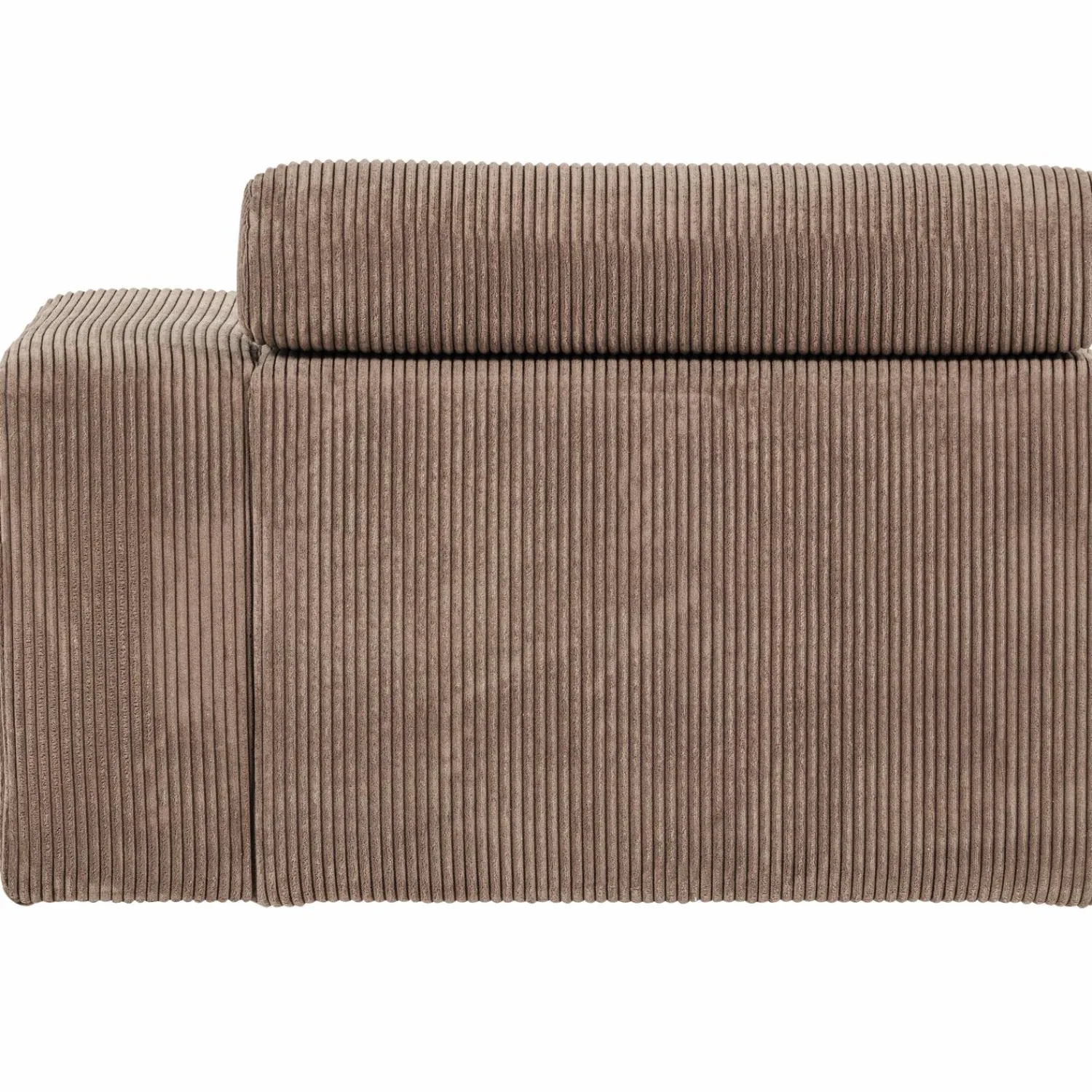 Clearance WOOOD Novi 1-zits element arm rechts ribstof Taupe