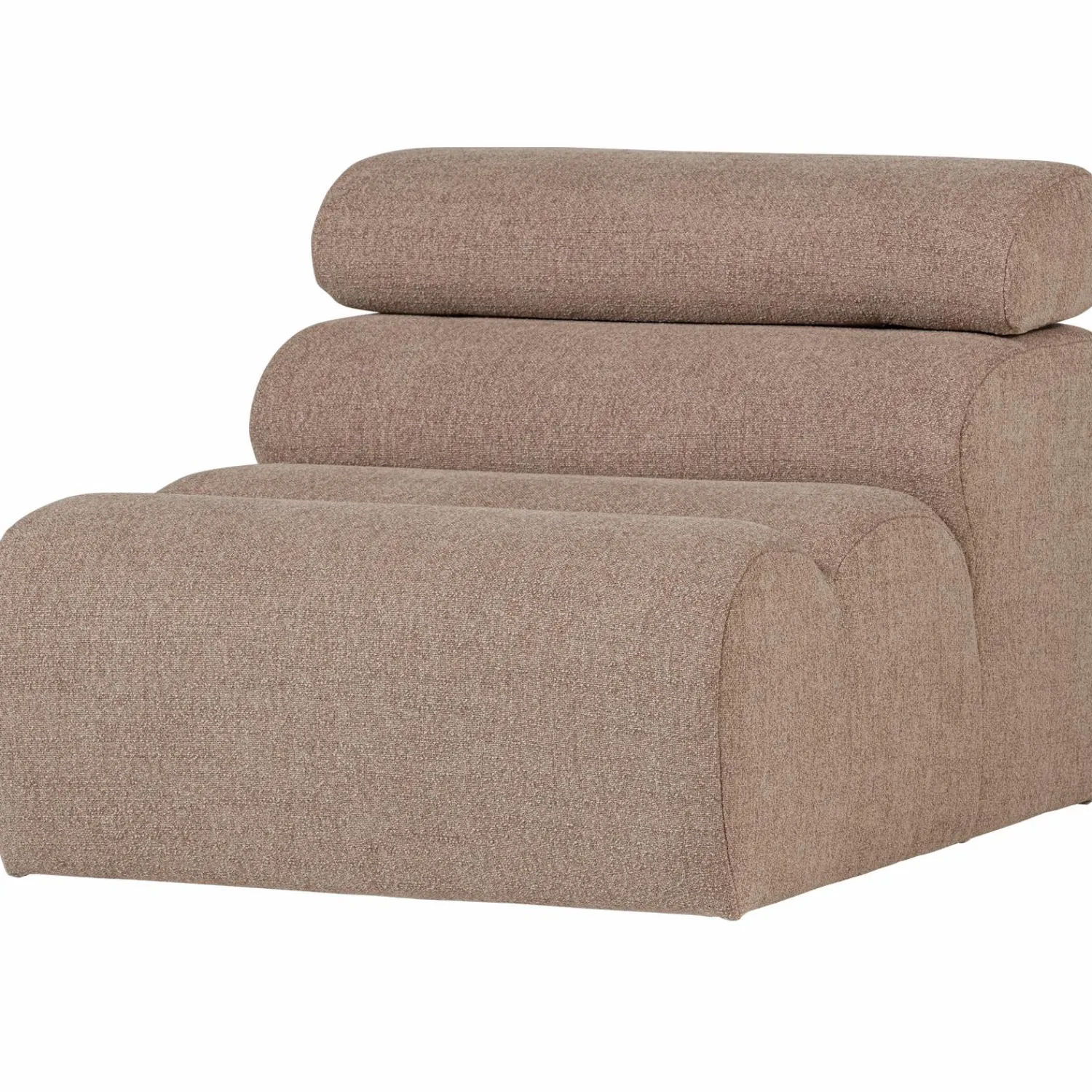 Hot WOOOD Novi 1-zits element bouclé Taupe