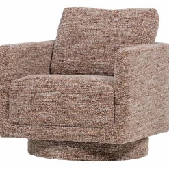 Clearance WOOOD Oska draaifauteuil Bruin melange