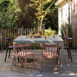 Online WOOOD Ovara uitschuifbare tuintafel aluminium zand