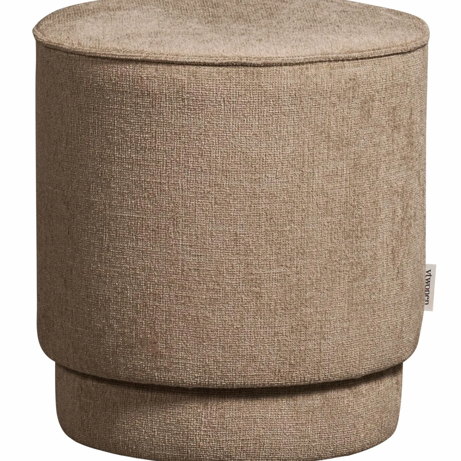 Sale WOOOD Pearl poef Mud melange