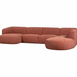 Online WOOOD Polly bank U-vorm rechts Roze