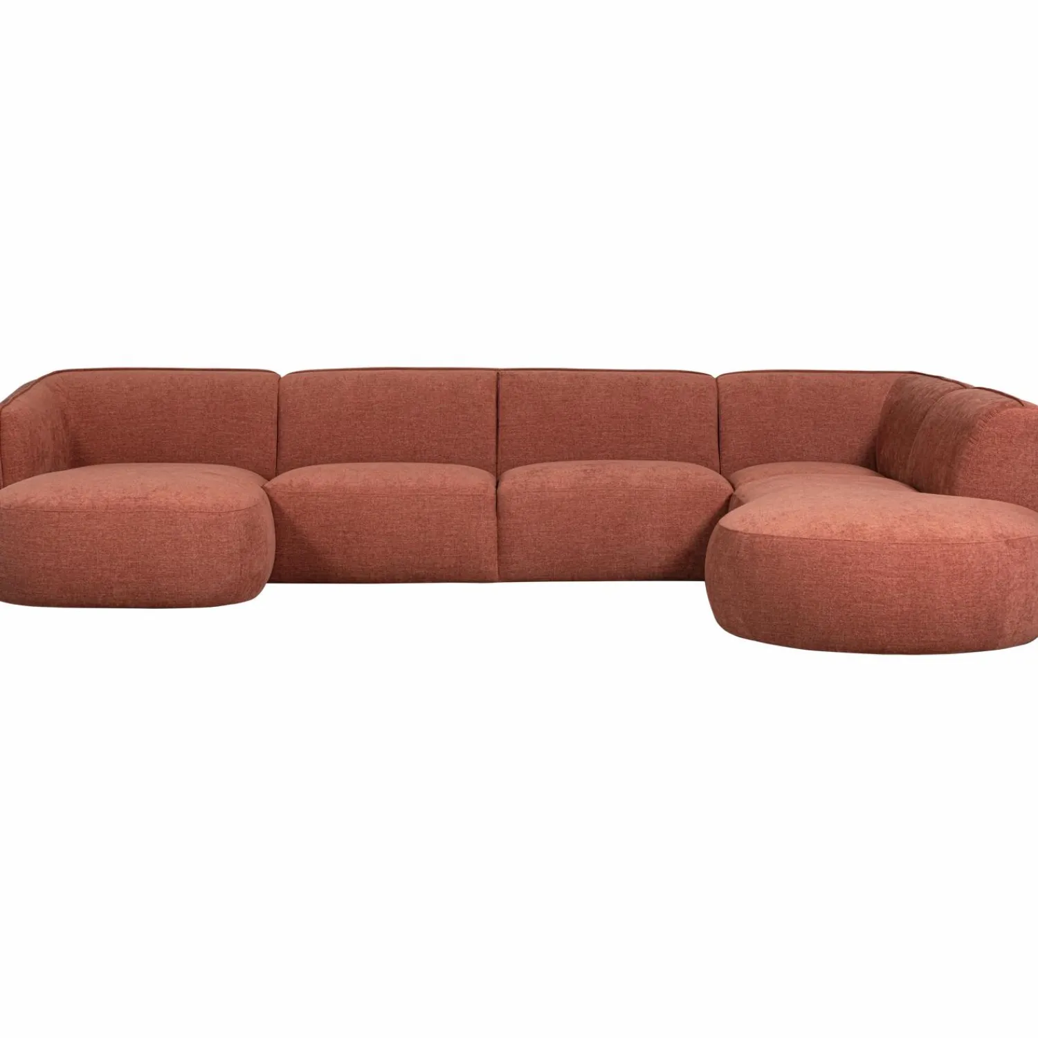 Online WOOOD Polly bank U-vorm rechts Roze