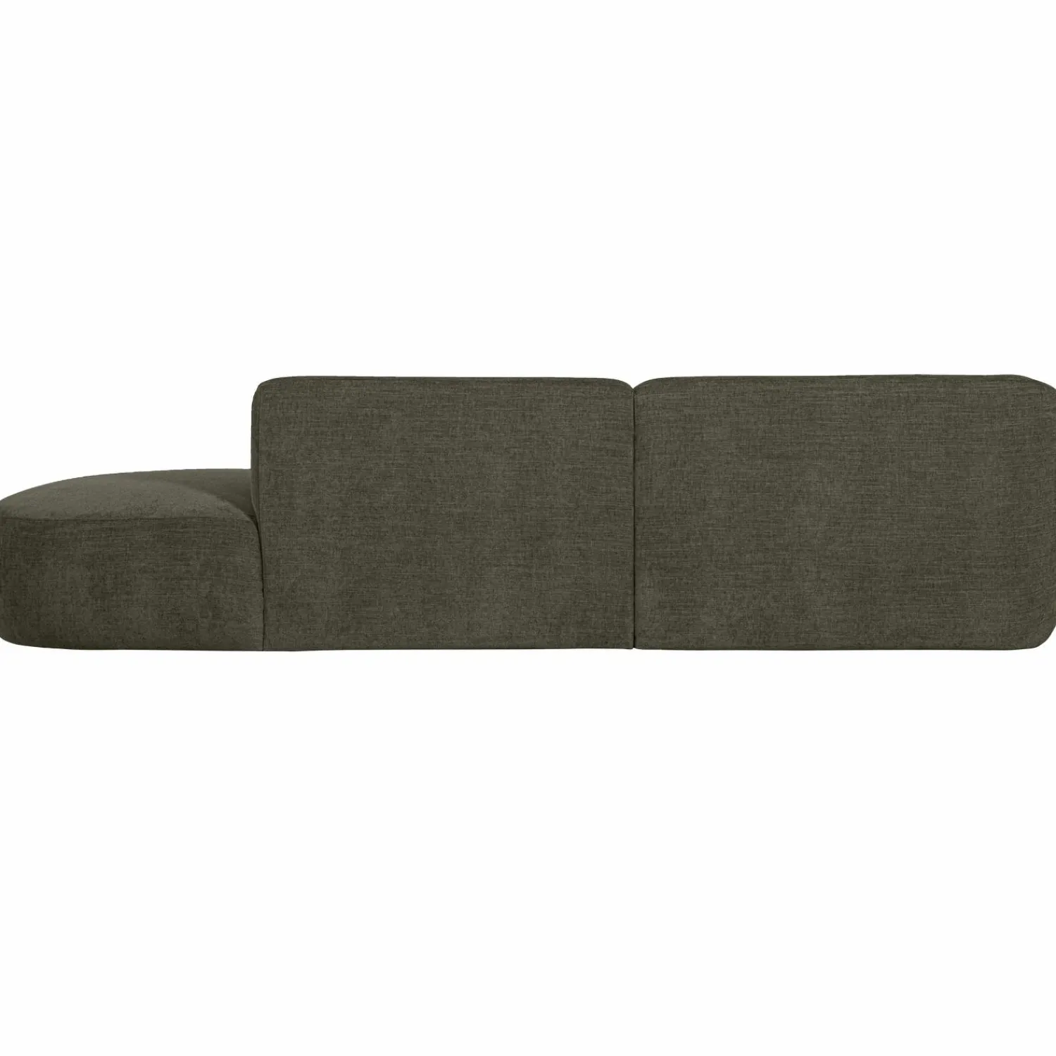 WOOOD Polly chaise longue links warm Groen
