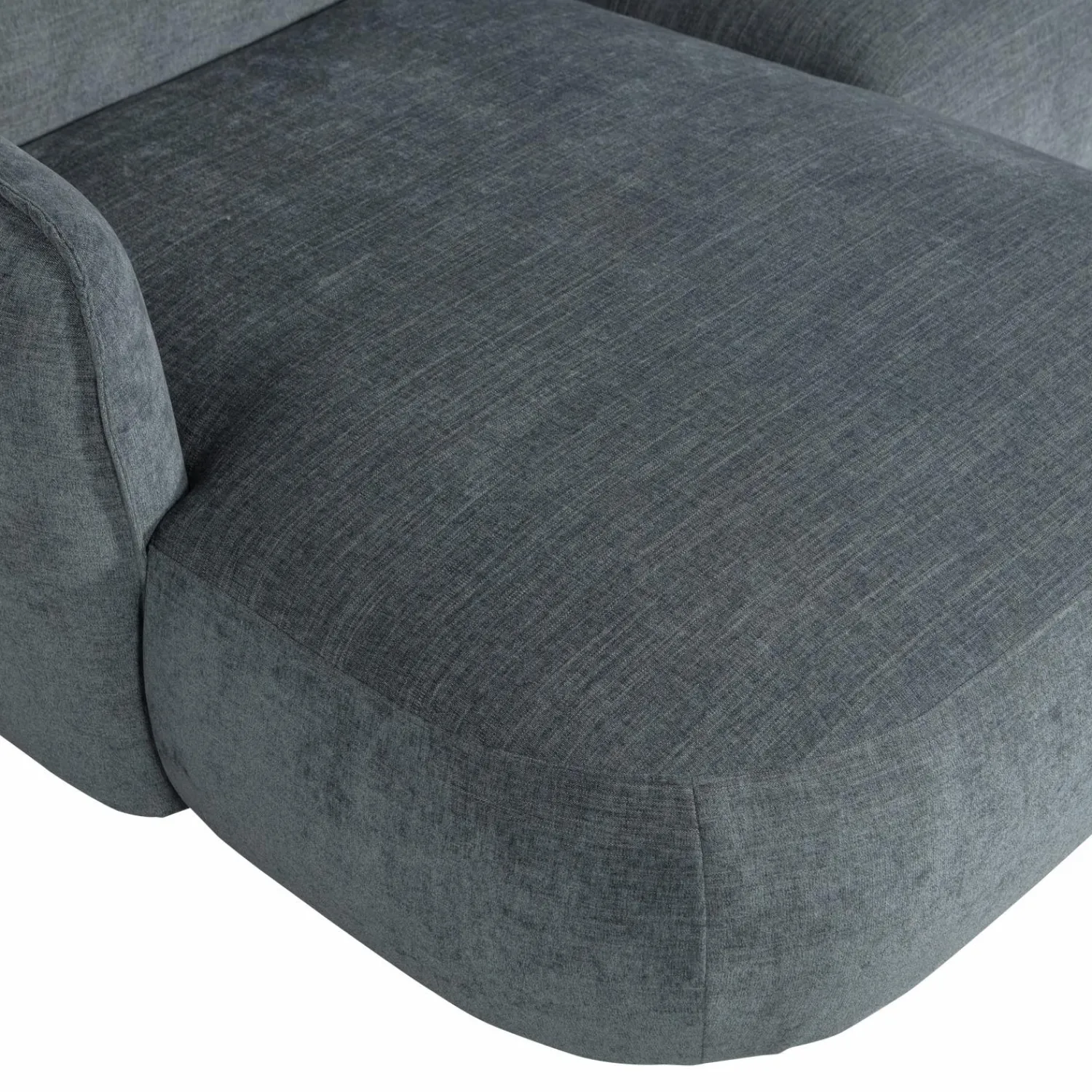 Best WOOOD Polly chaise longue links Blauw/groen