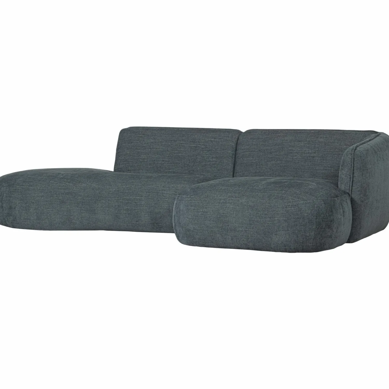 Outlet WOOOD Polly chaise longue rechts Blauw/groen