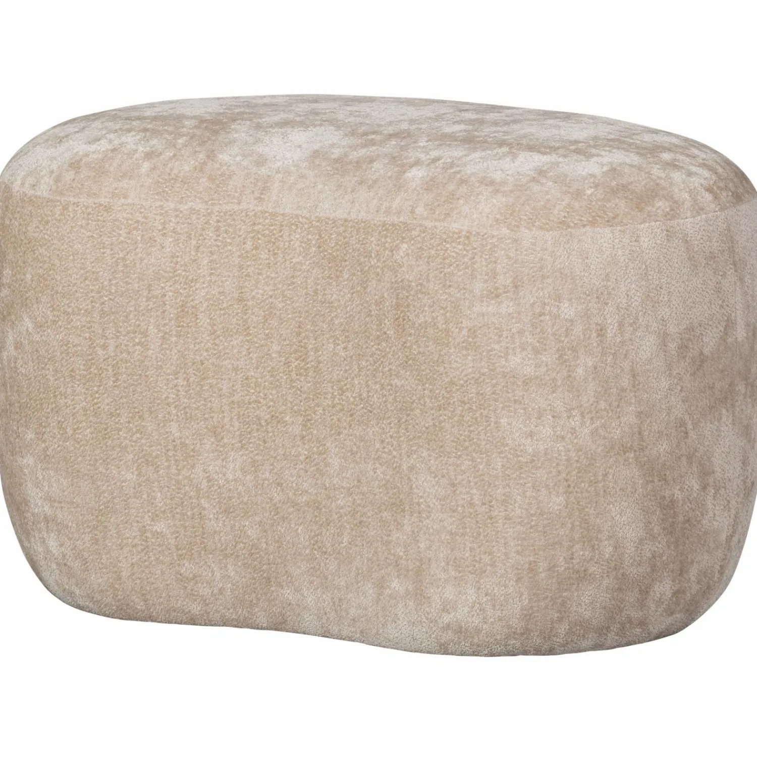 Clearance WOOOD Popular organische poef Naturel