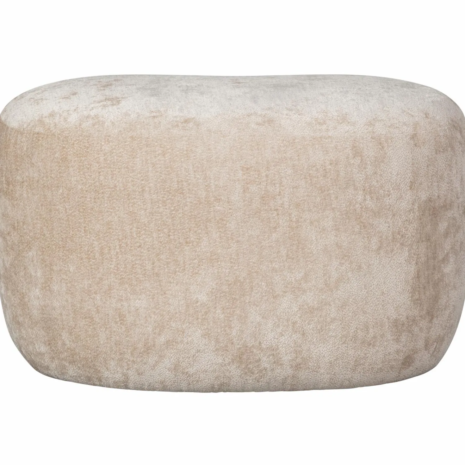 Clearance WOOOD Popular organische poef Naturel