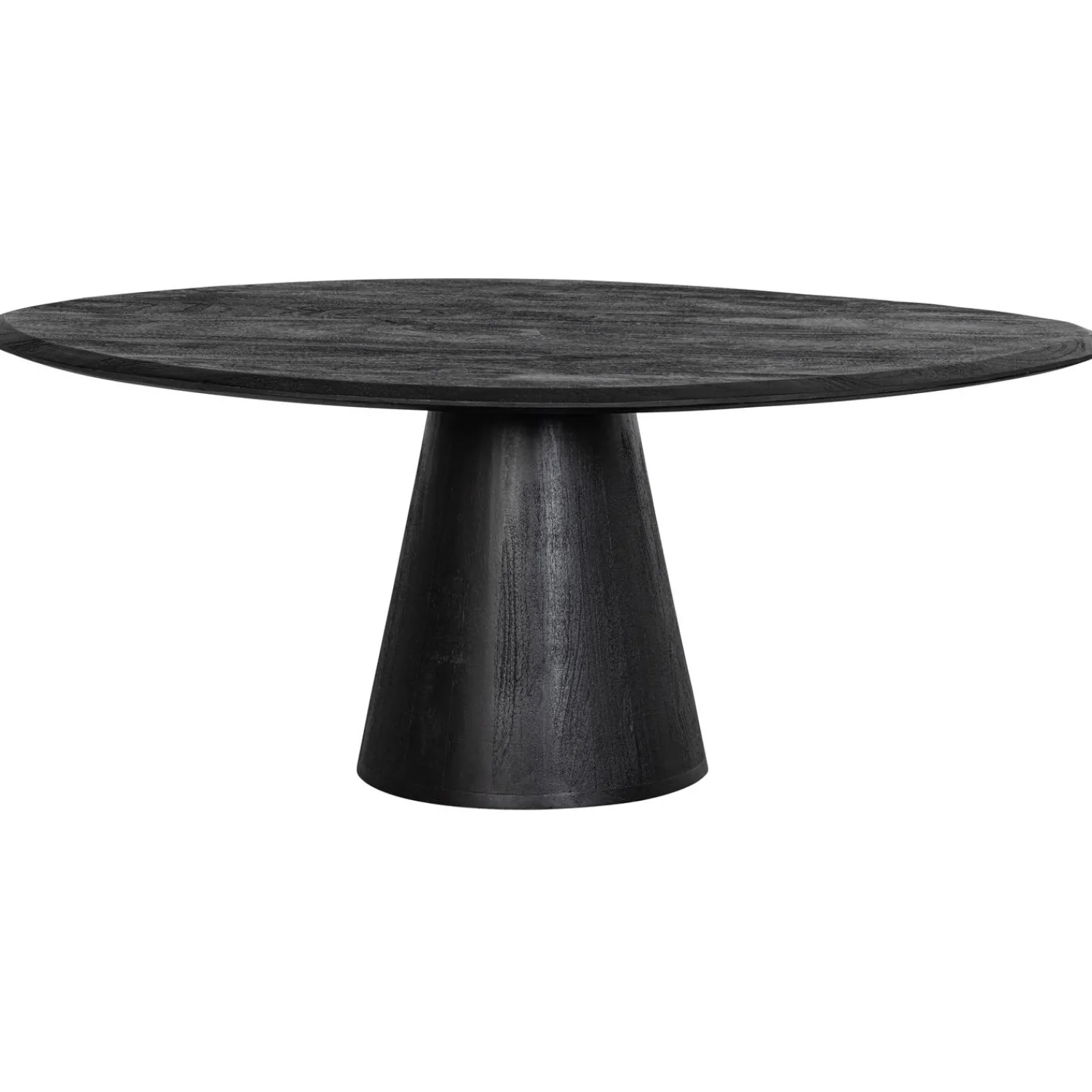 WOOOD Posture salontafel mango hout zwart ø120 cm